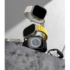 Чехол Ringke SLIM 2шт для APPLE WATCH ULTRA 1 / 2 (49 MM) CLEAR & TITANIUM GREY