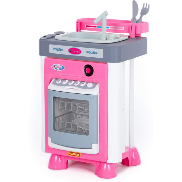 Комплект бытовой техники игрушечный Полесье Carmen №3 с посудомоечной машиной и мойкой 47946