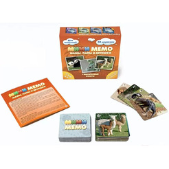 Настольная игра Нескучные игры Ми-Ми-Мемо Экзотические животные 8064