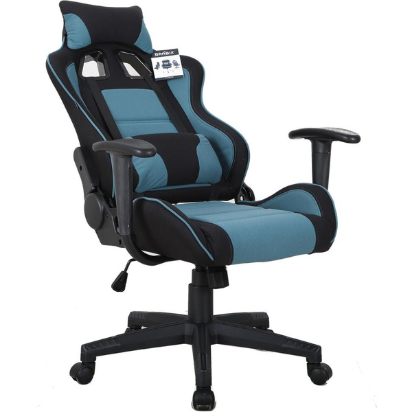 Кресло Brabix GT Racer GM-100 (черный/голубой)