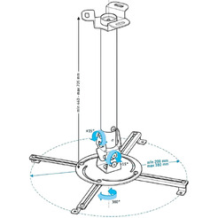 Кронштейн для проектора HOLDER PR-104-B