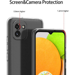 Бампер Bingo TPU 2.0mm для SAMSUNG A03 Белый