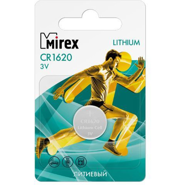 Батарейка Mirex CR1620 1 шт