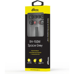 Наушники RITMIX RH-150M (серый)