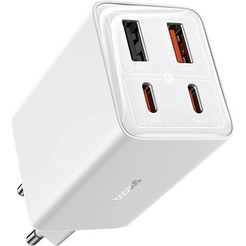 Сетевое зарядное устройство Baseus GaN6 Pro Fast Charger 2C+2U 65W P10162701213-00 (белый)