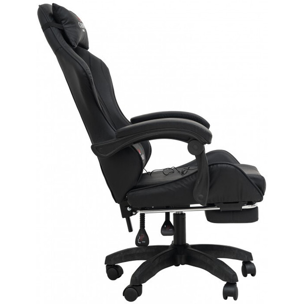 Игровое кресло Calviano 1583 (черное, вибромассажное)