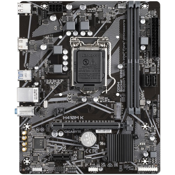 Материнская плата Gigabyte H410M K (rev. 2.0)