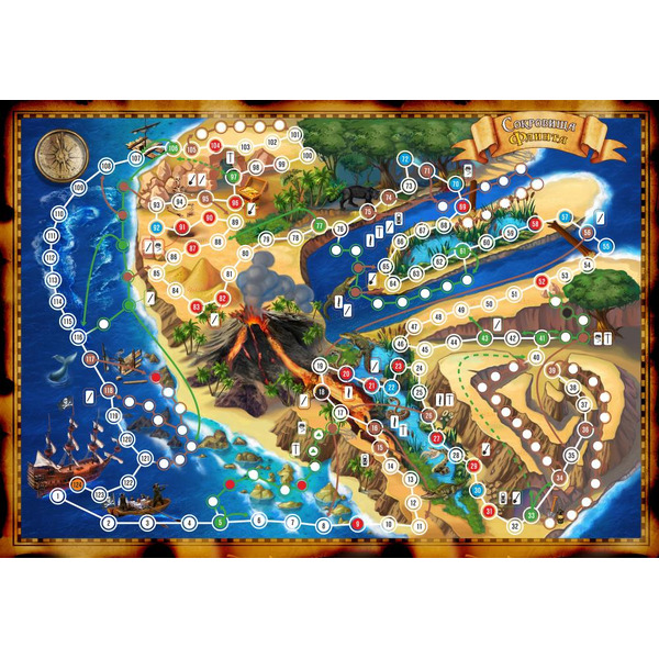 Настольная игра Нескучные игры Сокровища Флинта 8515