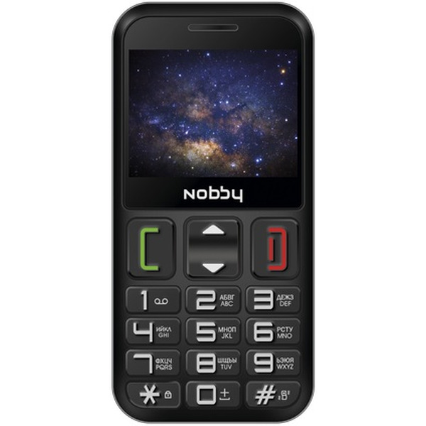 Мобильный телефон NOBBY 240B (черный/серый)