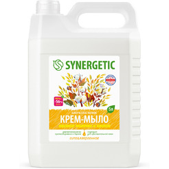 Жидкое мыло SYNERGETIC Биоразлагаемое Овсяное молочко и хлопок 5л