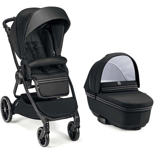 Универсальная коляска CAM Milano (2 в 1, темно-серые полосы)