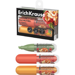 Набор текстовыделителей Erich Krause Visioline V-23 Flex Folk Motives 65208