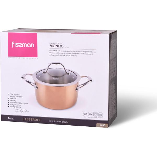 Кастрюля Fissman Monro 5453