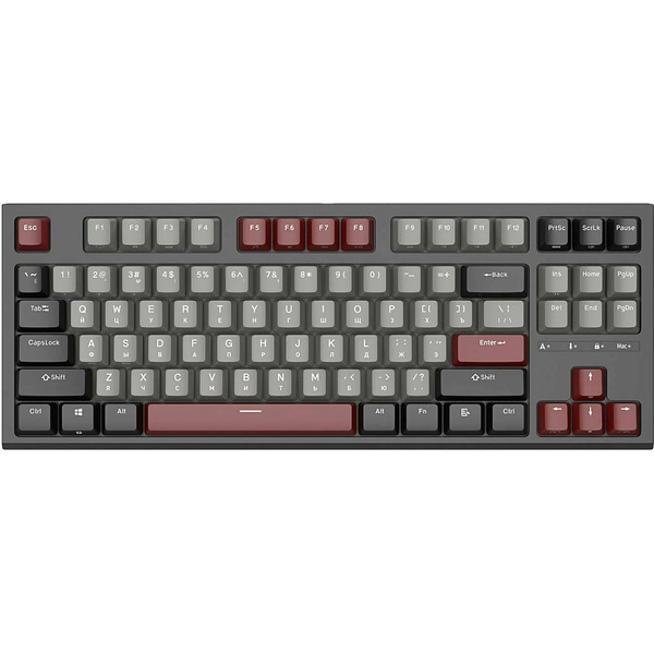 Клавиатура Royal Kludge RK-R87 Black/Gray/Red (Brown switch)