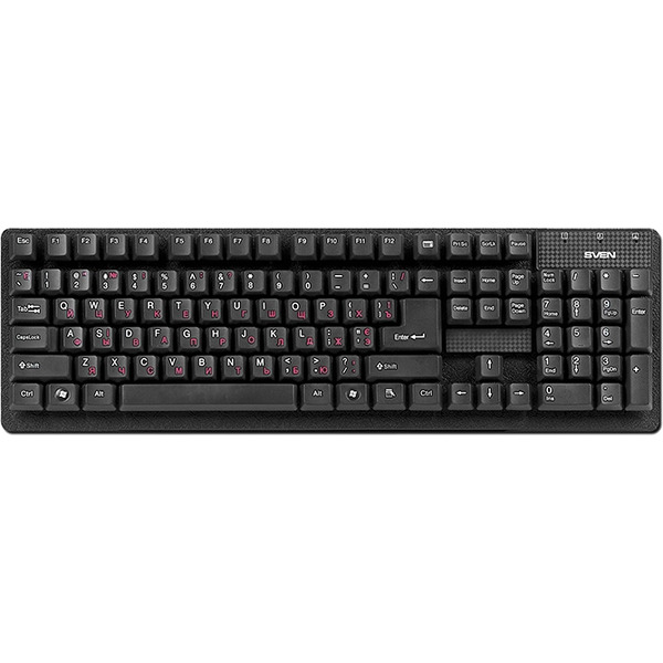 Клавиатура Sven Standard 301 Black (USB)