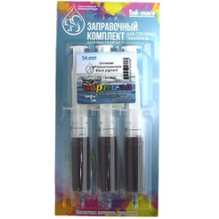Заправочный комплект White Ink Universal HP/Canon/Lexmark Black pigment черные пигментированные 3*16 мл