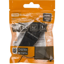 Переходник TDM Electric HDMI - HDMI SQ4040-0105 (поворотный)