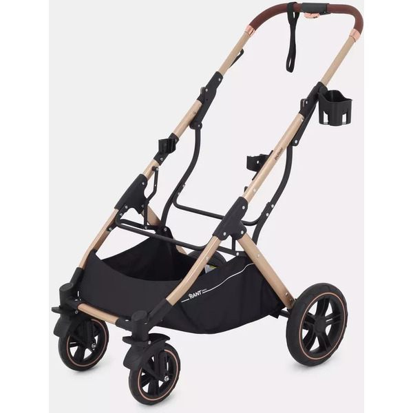 Детская универсальная коляска Rant Basic Pulsar Gold 2 в 1 RA160 (черный)