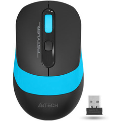 Мышь A4Tech Fstyler FG10S (черный/голубой)