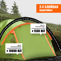 Палатка Coyote Oboluse-3 CL-A23-3P
