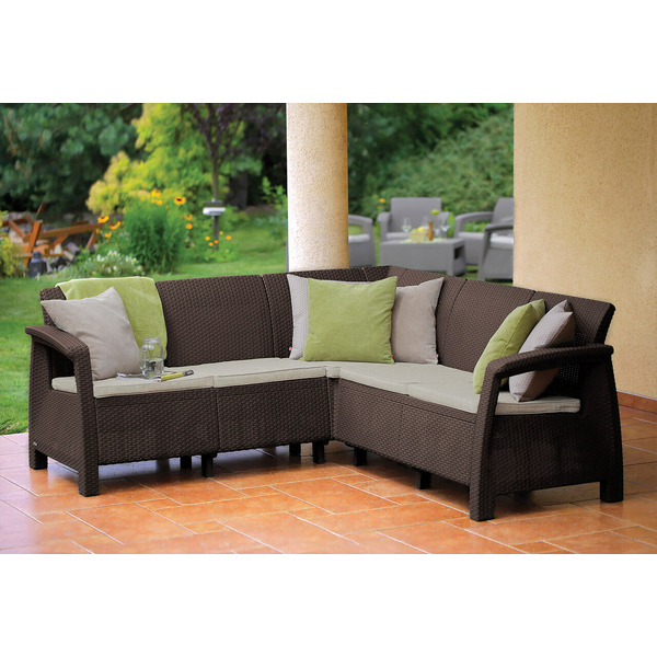Диван Keter Corfu II Relax 258950 (коричневый)