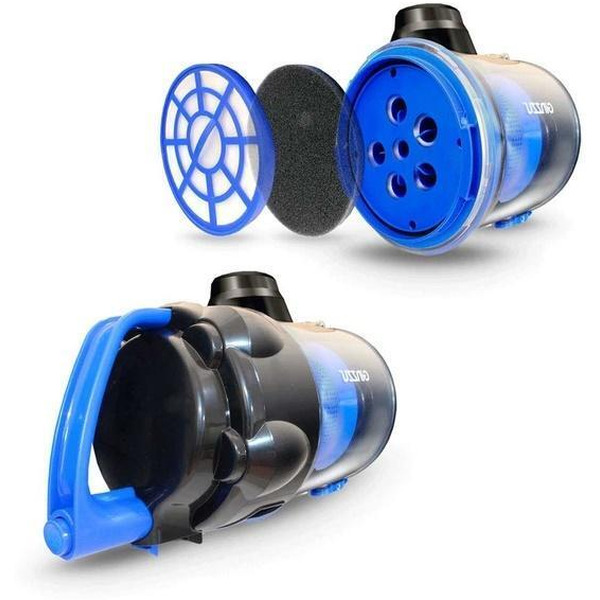 Пылесос циклонный Ginzzu VS420 (черный/синий)