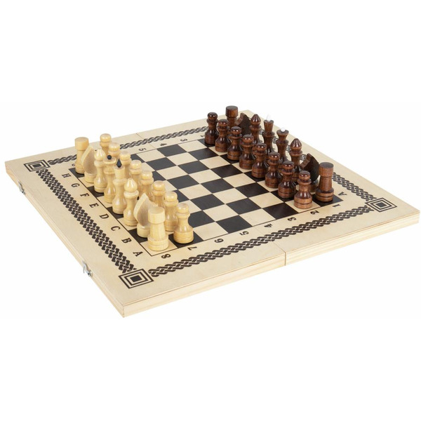 Шахматы, шашки, нарды 3в1 ЗОЛОТАЯ СКАЗКА 665364