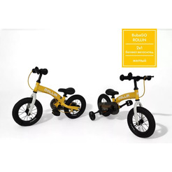 Детский беговел Bubago Rollin BG-166-1 (желтый)