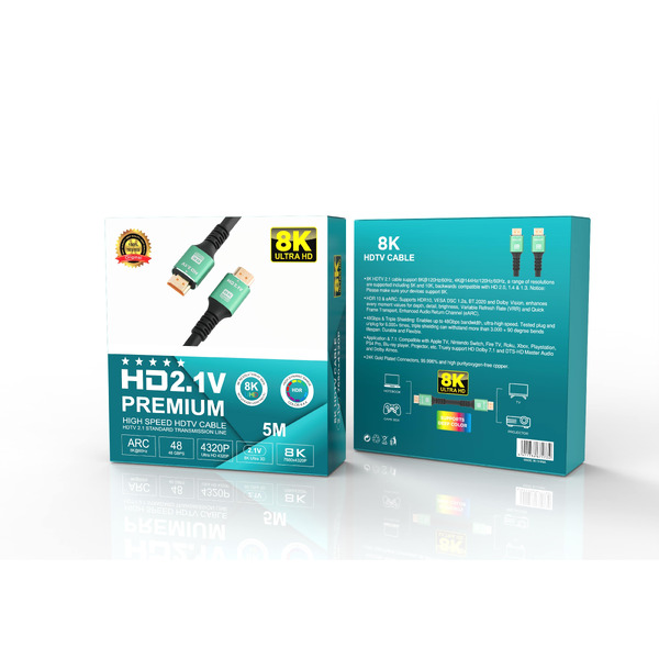 Кабель SIPU BC 8K 5 м (ver 2.1)