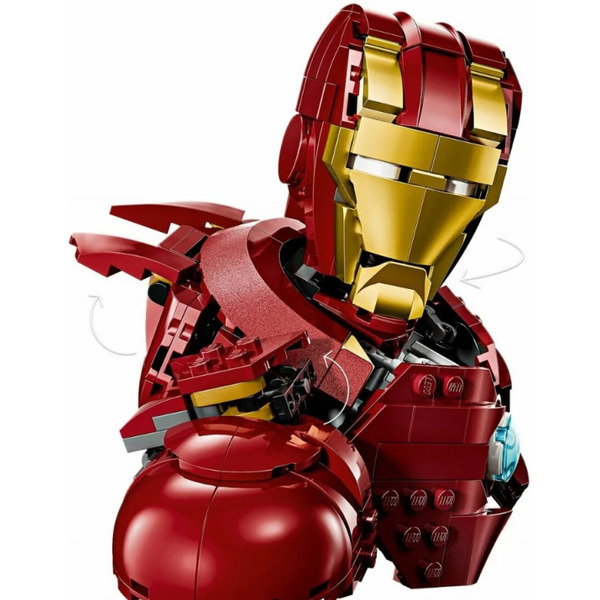 Конструктор LEGO Marvel 76327 Бюст Железного Человека MK4