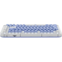 Клавиатура Logitech Alto Keys K75M 920-013301 (белый/синий, с гравировкой)