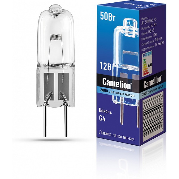 Лампочка Camelion JC 50W G6.35