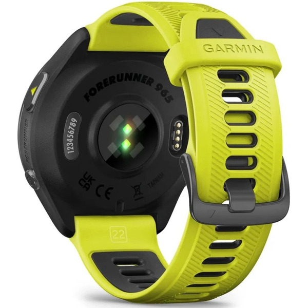 Умные часы Garmin Forerunner 965 (черный/желтый)