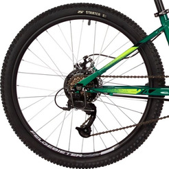 Велосипед Foxx Caiman 24 р.12 2025 24SHD.CAIMAN.12GN5 (зеленый)