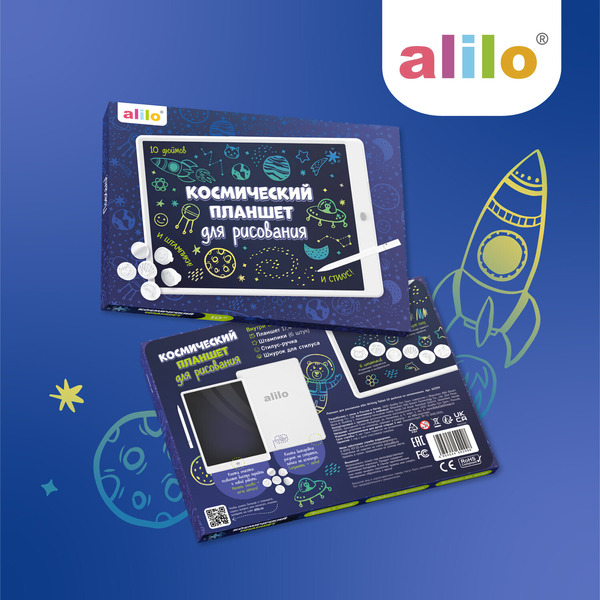 Электронный блокнот Alilo Космический планшет 60299