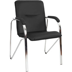 Кресло офисное Kingstyle Самба PKM 000.457 эк/к Pegaso black (черный)