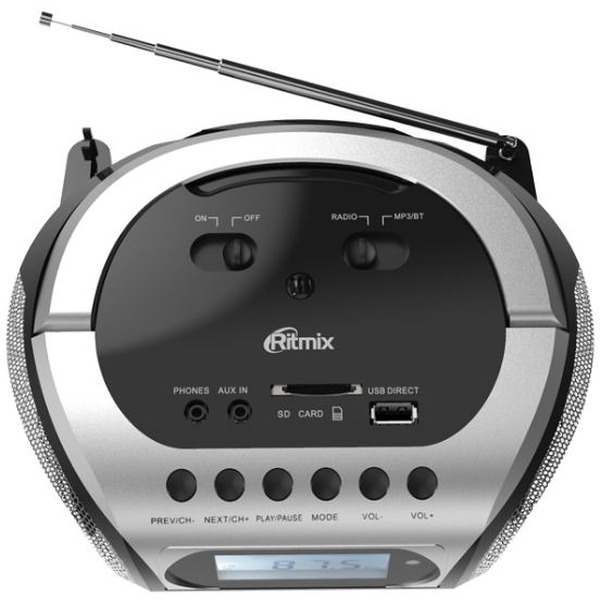 Магнитола Ritmix RBB-200BT Silver