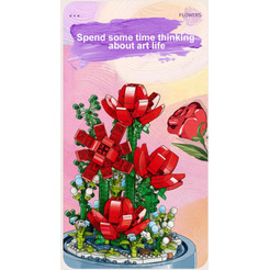 Игрушка конструктор MOYU Роза MY97101