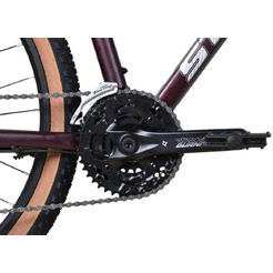 Велосипед Stark Router 27.2 HD 18 2025 (ежевичный матовый/белый призрак)