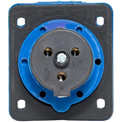 Розетка стационарная внутренняя EKF 413 2Р+РЕ 16А 220В IP44 PROxima