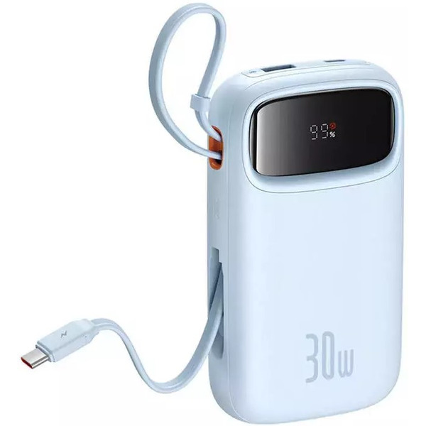 Внешний аккумулятор Baseus Qpow 2 Digital Display 20000mAh (голубой)