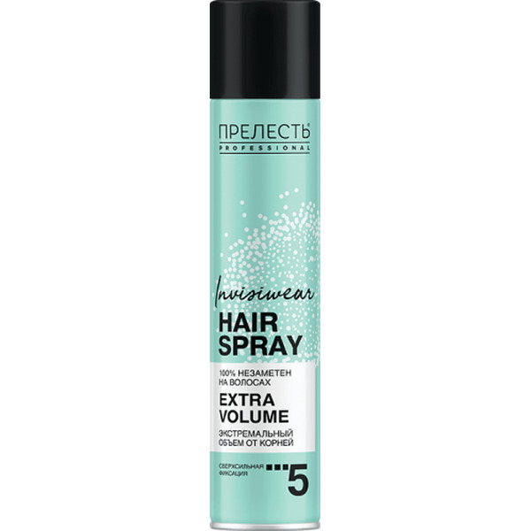 Лак для волос ПРЕЛЕСТЬ PRO Invisiwear Экстремальный объем ССФ 300мл