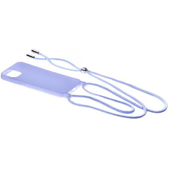Бампер Bingo Lanyard для Apple iPhone 13 (фиолетовый)