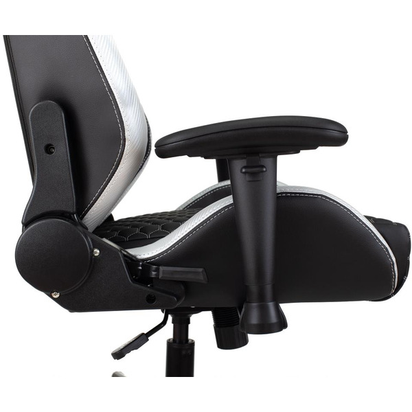 Кресло игровое Knight Neon (1717269) черный/серебряный