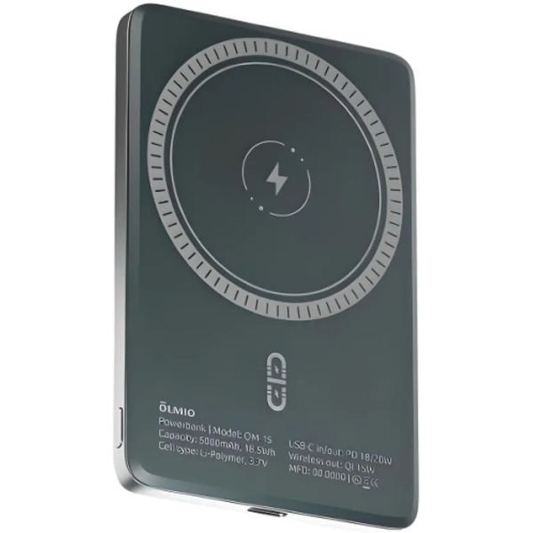 QM-15 серый 5 000 mAh Внешний аккумулятор Olmio