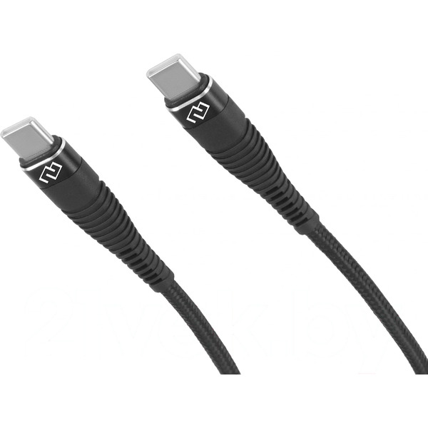 Кабель Digma DG-USBС-C-1M-100W (1м, черный)