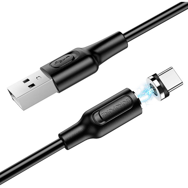 Кабель Borofone BX41 USB Type A - USB Type C  1 м 041128 (черный)