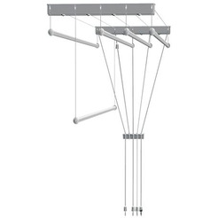 Сушилка для белья КОМФОРТ АЛЮМИН потолочная стальная 2,2 м