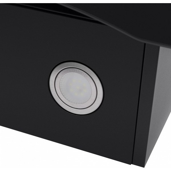 Наклонная кухонная вытяжка MAUNFELD TEFFI 60 черное стекло