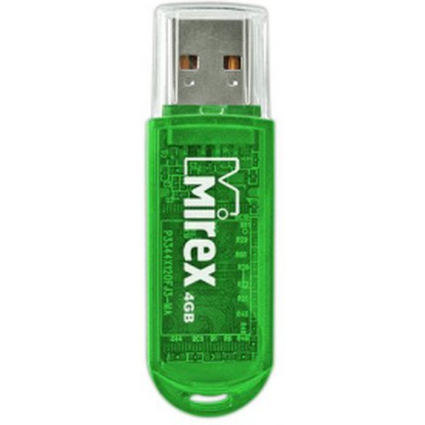 USB Flash MIREX ELF Green 4GB (13600-FMUGRE04)